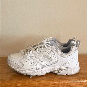 Fila White Athletic Shoes